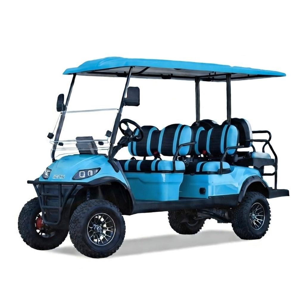 6 Passenger Lifted LSV Golf Cart